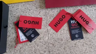 Lote de cajas y bolsas , Loewe, Hugo Boss,etc