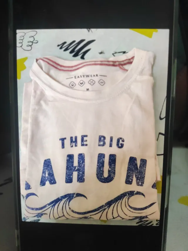 Camisetas EASYWEAR Talla M (Beige y Rosa)