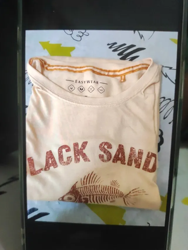 Camisetas EASYWEAR Talla M (Beige y Rosa)