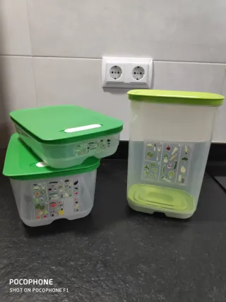 Lote 3 Tupperware Fruta y Verdura (Promoción)