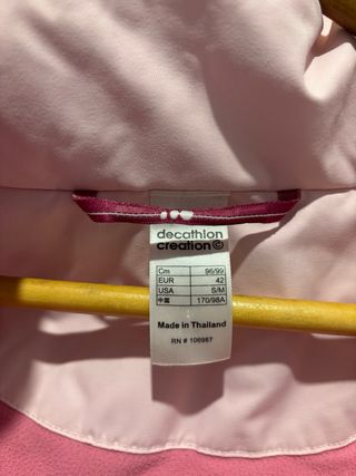 Chaqueta de esquí Wedze rosa