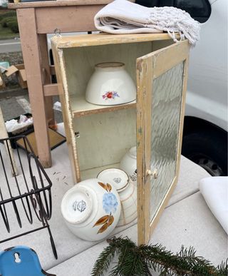 Vetrinetta in legno e vetro