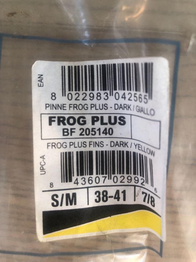 Aletas Cressi Frog Plus Buceo