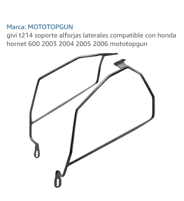 Alforjas Givi + Soportes Honda CB 600 Hornet