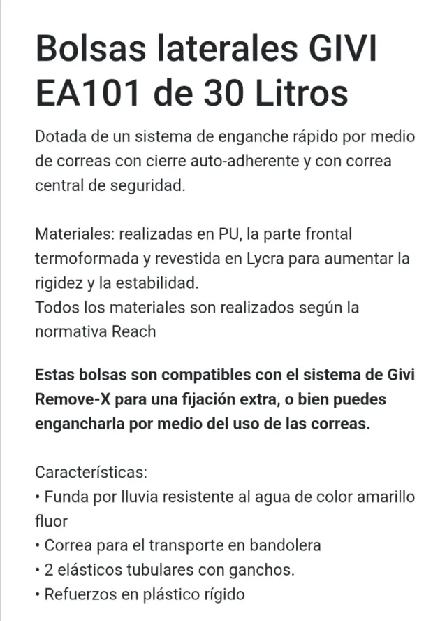 Alforjas Givi + Soportes Honda CB 600 Hornet