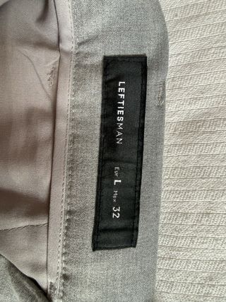 Pantalón de vestir gris talla L