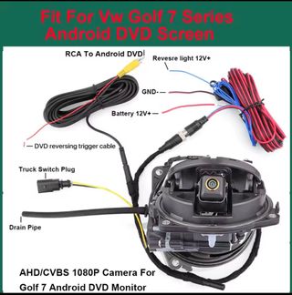 Cámara Visión Trasera Volkswagen G7 Nueva