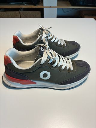 Zapatillas Ecoalf Verde y Naranja