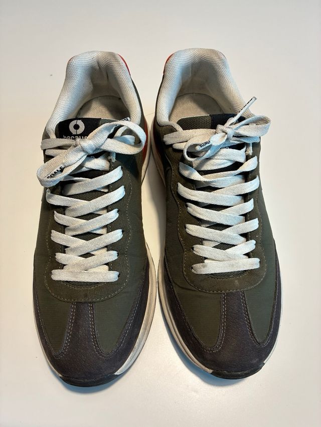 Zapatillas Ecoalf Verde y Naranja