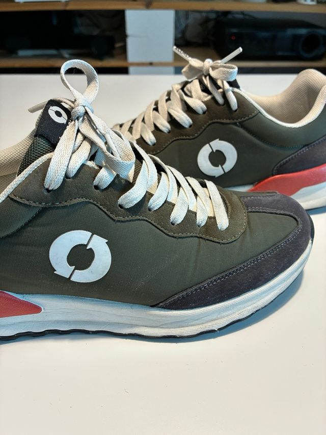 Zapatillas Ecoalf Verde y Naranja