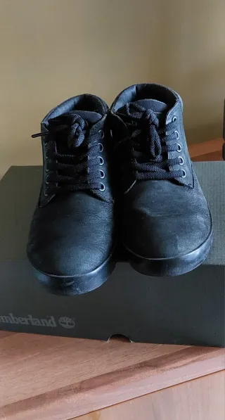 Scarpe Timberland Pelle Nera Tg 38