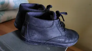 Scarpe Timberland Pelle Nera Tg 38