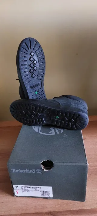 Scarpe Timberland Pelle Nera Tg 38