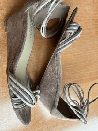 Sandalias de ante Marypaz mujer