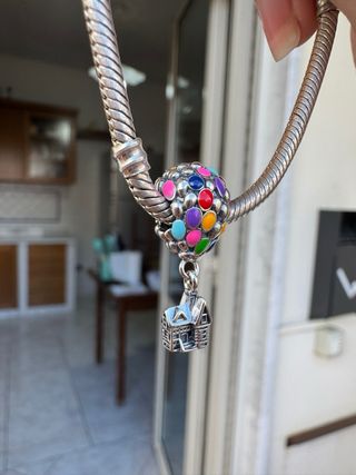 Charm Casa Up Argento S925 Multicolor