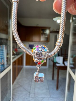 Charm Casa Up Argento S925 Multicolor