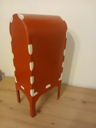 Porta lettere natalizio XMAS rosso nuovo senza car