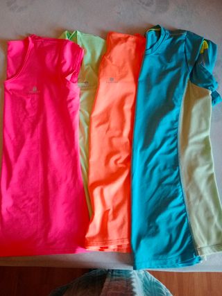 Lote 4 Camisetas Deportivas Domyos