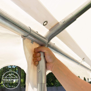 Tendone per Feste 3x4 m PVC Bianco 100% Impermeabi