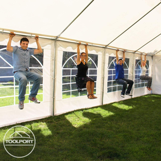 Tendone per Feste 3x4 m PVC Bianco 100% Impermeabi