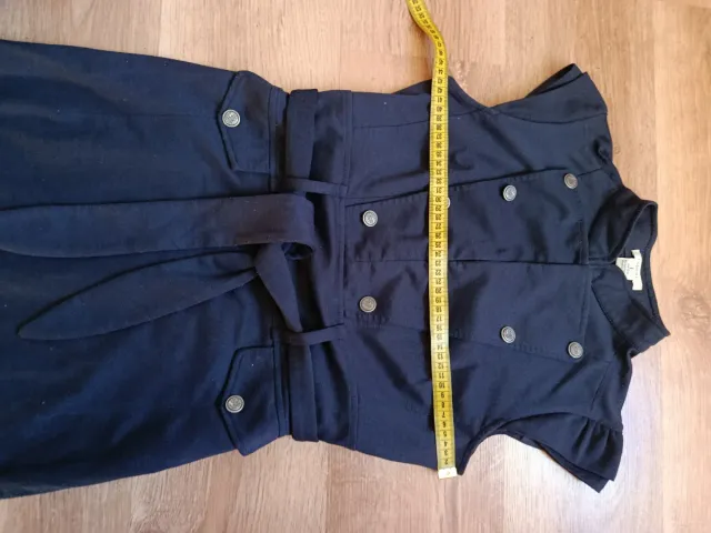 Vestido azul marino sin mangas