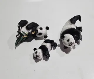 Familia de Osos Panda Schleich