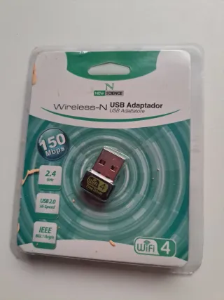 Adaptador USB Wireless-N WiFi 4