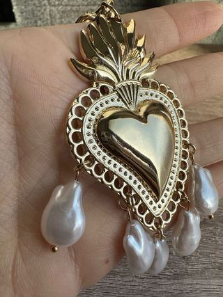 Collana cuore sacro grande