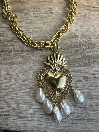 Collana cuore sacro grande