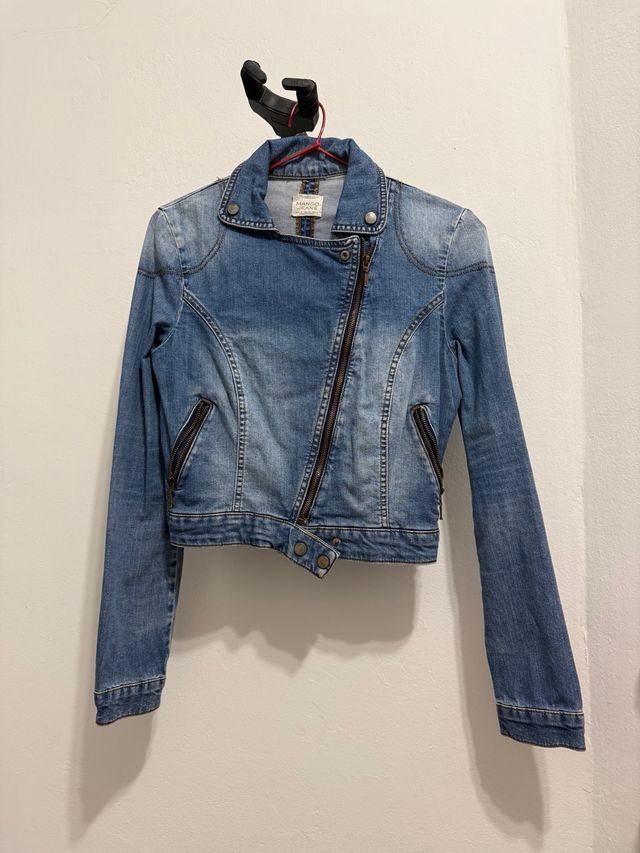 Chaqueta tejana Mango Talla XS-S