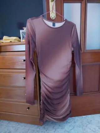 Vestido SHEIN tonalidades marrones