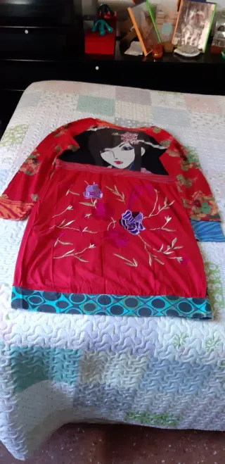 Vestido Desigual manga larga estampado