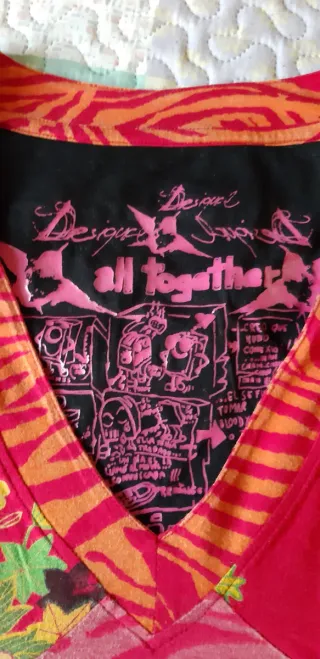 Vestido Desigual manga larga estampado