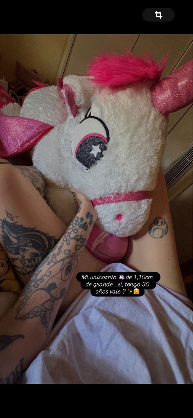 Unicornio de peluche gigante nuevo