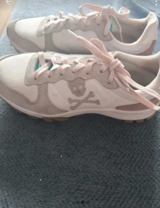 Zapatillas Scalpers rosas y blancas