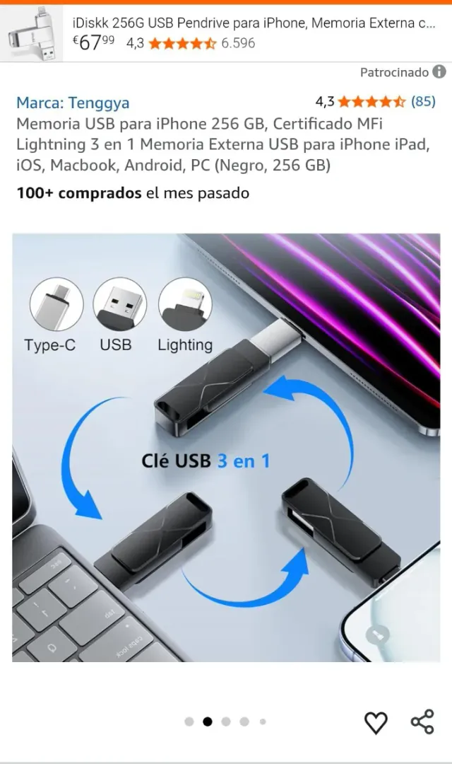 Microdrive USB 3.0 256GB