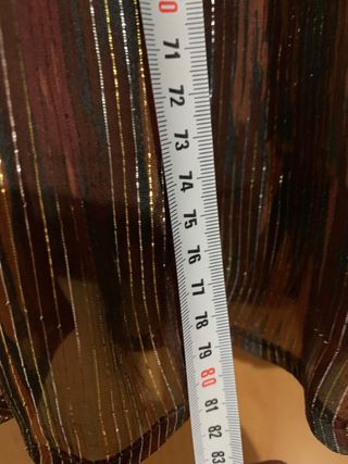 Falda Alma en Pena Marrón/Dorado. Talla hasta 44