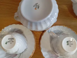 Juego de café Bidasoa porcelana floral