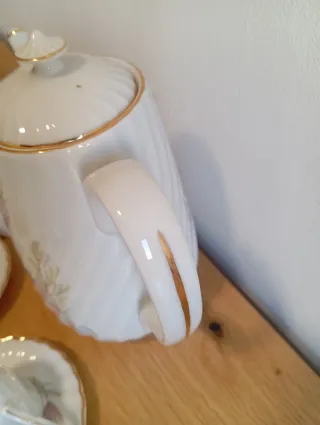 Juego de café Bidasoa porcelana floral