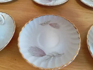 Juego de café Bidasoa porcelana floral