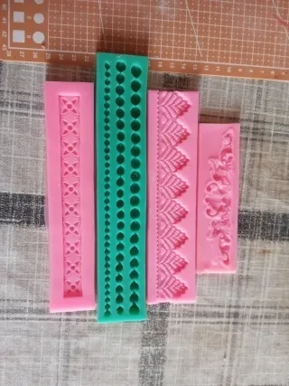 Moldes de silicona para repostería, manualidades