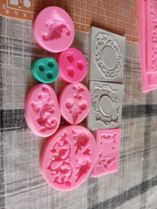 Moldes de silicona para repostería, manualidades
