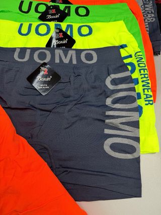 Lote 12 Calzoncillos Bóxer Hombre XL/XXL