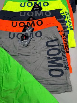 Lote 12 Calzoncillos Bóxer Hombre XL/XXL