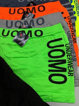 Lote 12 Calzoncillos Bóxer Hombre XL/XXL
