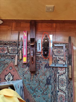 Juego herramientas carpintería