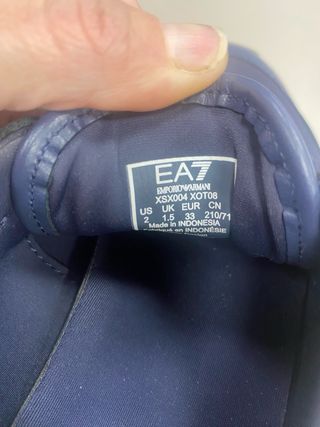 Zapatillas niño Emporio Armani EA7 Talla 33