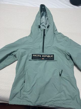 Chubasquero Anorak Verde Pacific Republic