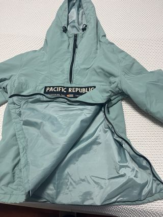 Chubasquero Anorak Verde Pacific Republic