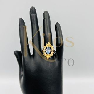 LANZADERA PIEDRA AZUL 18K